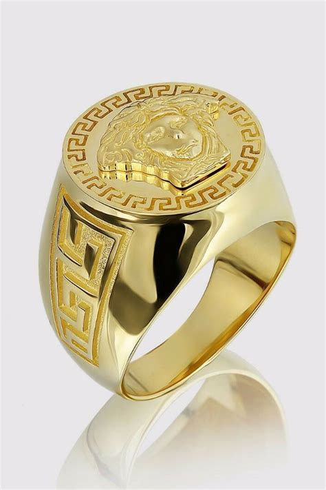 diamond versace ring men|men versace rings 14k gold.